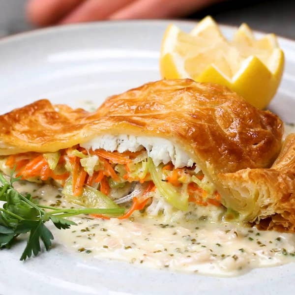 Wolfgang Puck's Sea Bass In Puff Pastry