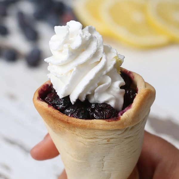 Strawberry Pie Cone Recipe by Tasty Strawberry Pie Cone Recipe by Tasty