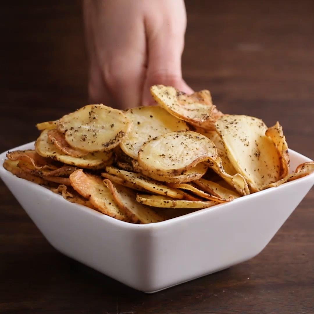 Salt Vinegar Chips Recipe By Tasty