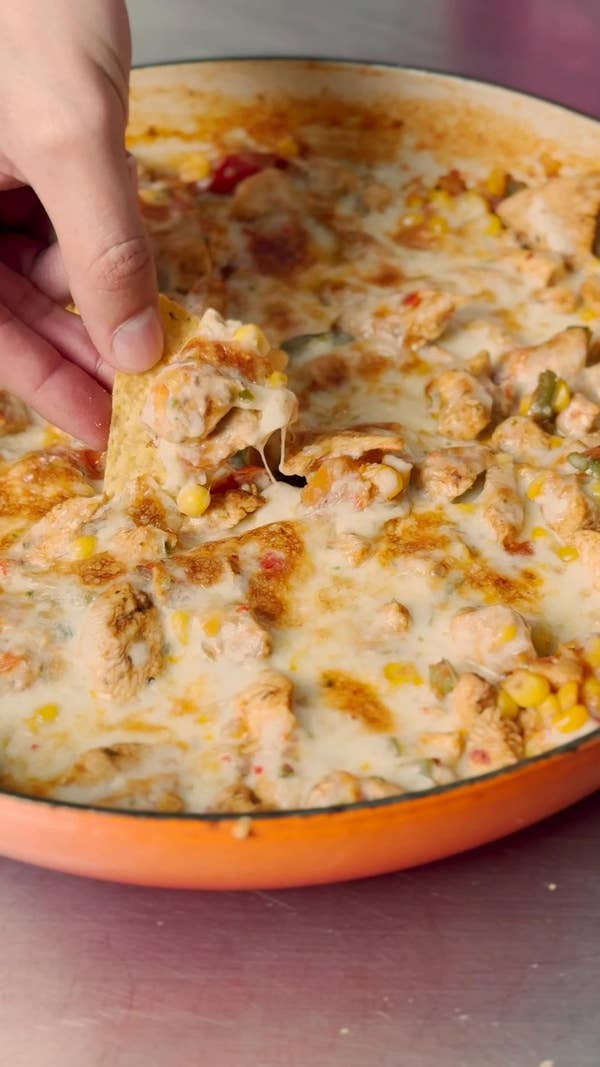 Spicy Cheesy Blackened Chicken Nachos