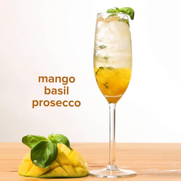 Mango And Basil Prosecco