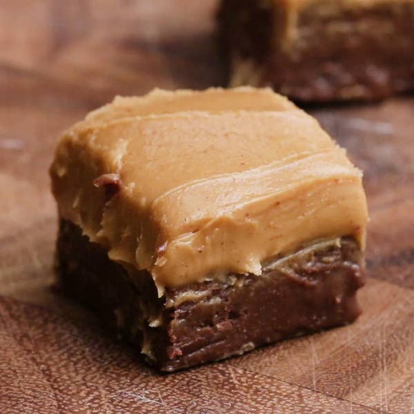 3-Ingredient Chocolate And Peanut Butter Fudge