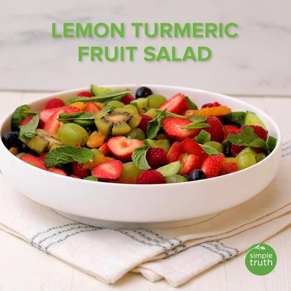 Lemon Turmeric Fruit Salad