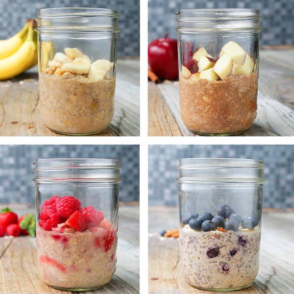 Healthier Instant Oatmeal 4 Ways