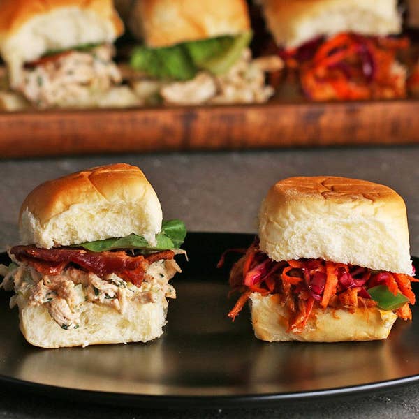 BBQ Pulled Chicken Sliders