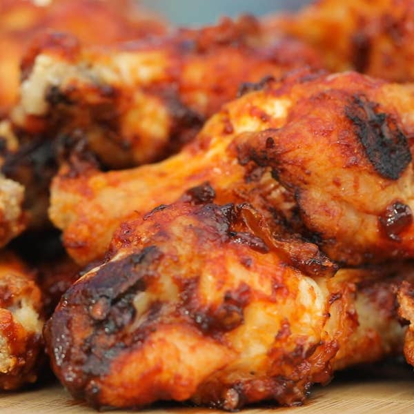 Grilled Honey Chipotle Wings