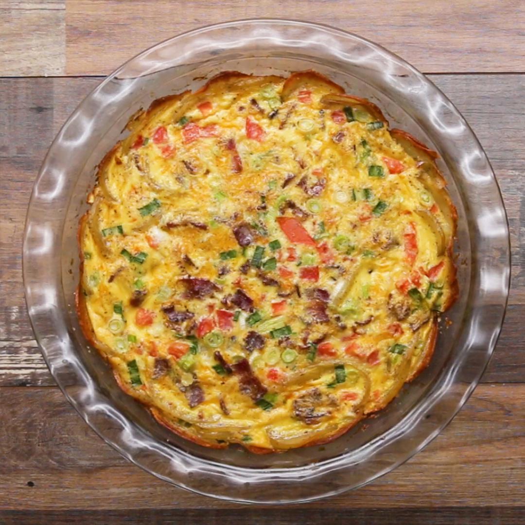 Potato-Crusted Quiche Tasty Recipe by