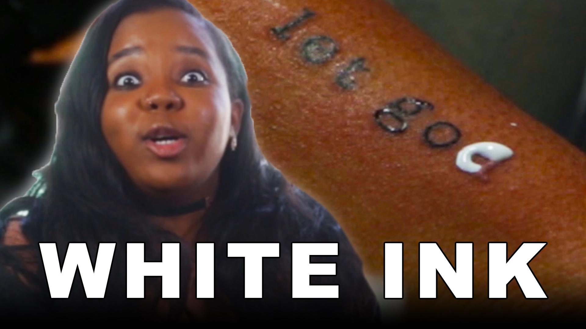 White Tattoos On Black People Captions Nature