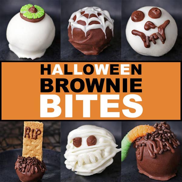 Halloween 'Box' Brownie Bites