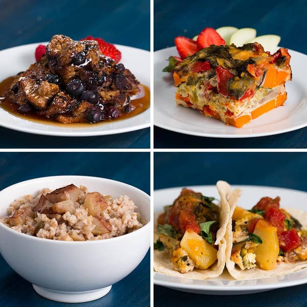 Slow Cooker Breakfasts 4 Ways