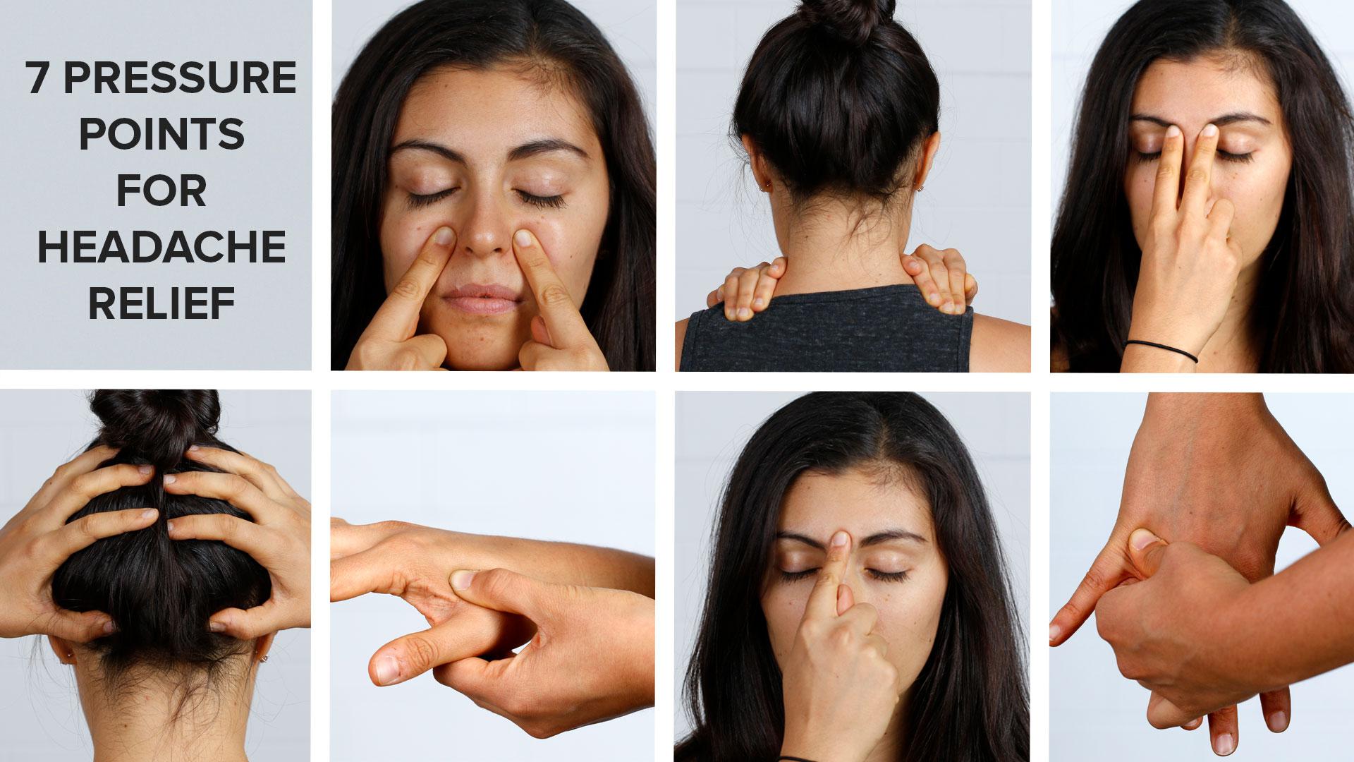 7 Pressure Points To Relieve Your Headache