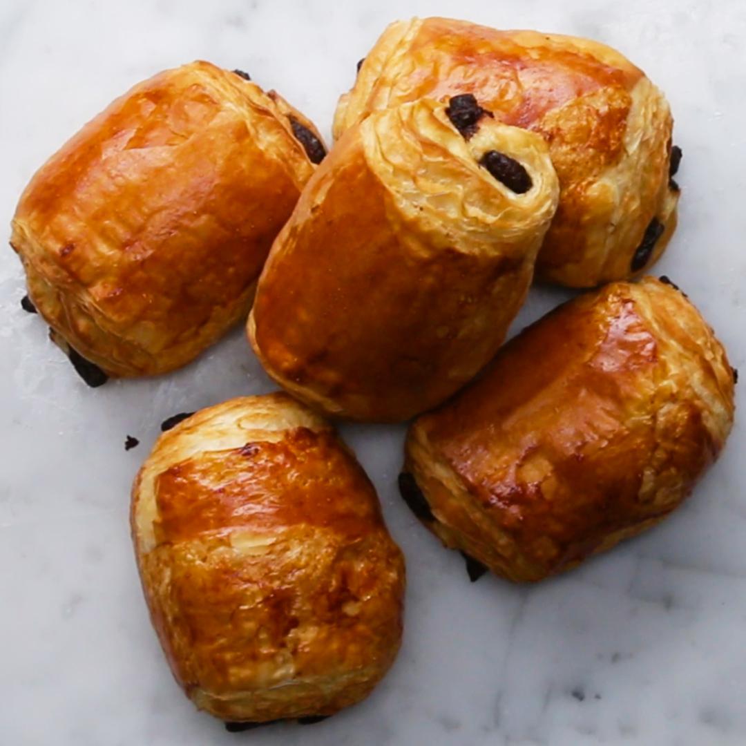 Chocolate Croissants (Pain au Chocolat) - Baran Bakery