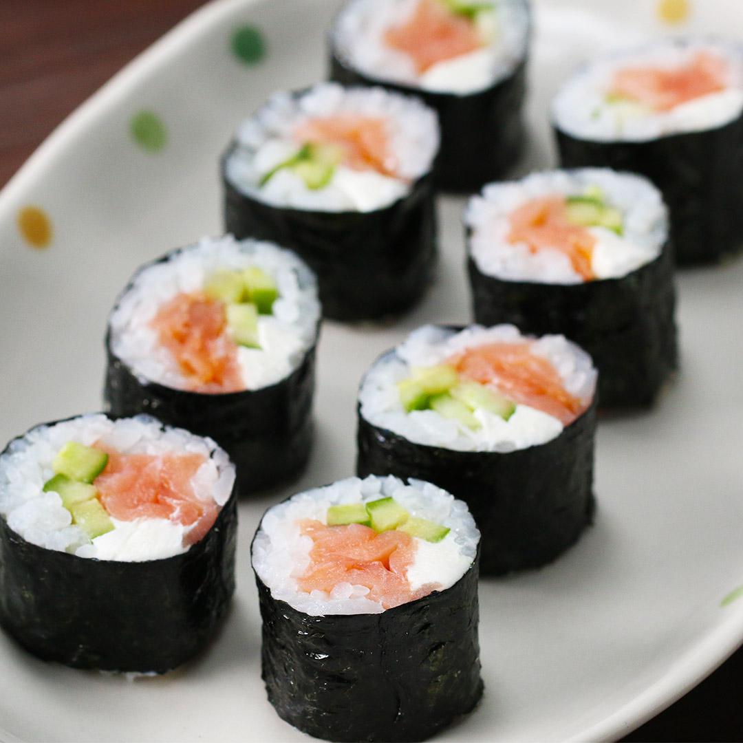 Rainbow Veggie Sushi Rolls