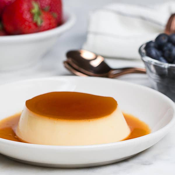 Velvety Creme Caramel Pudding