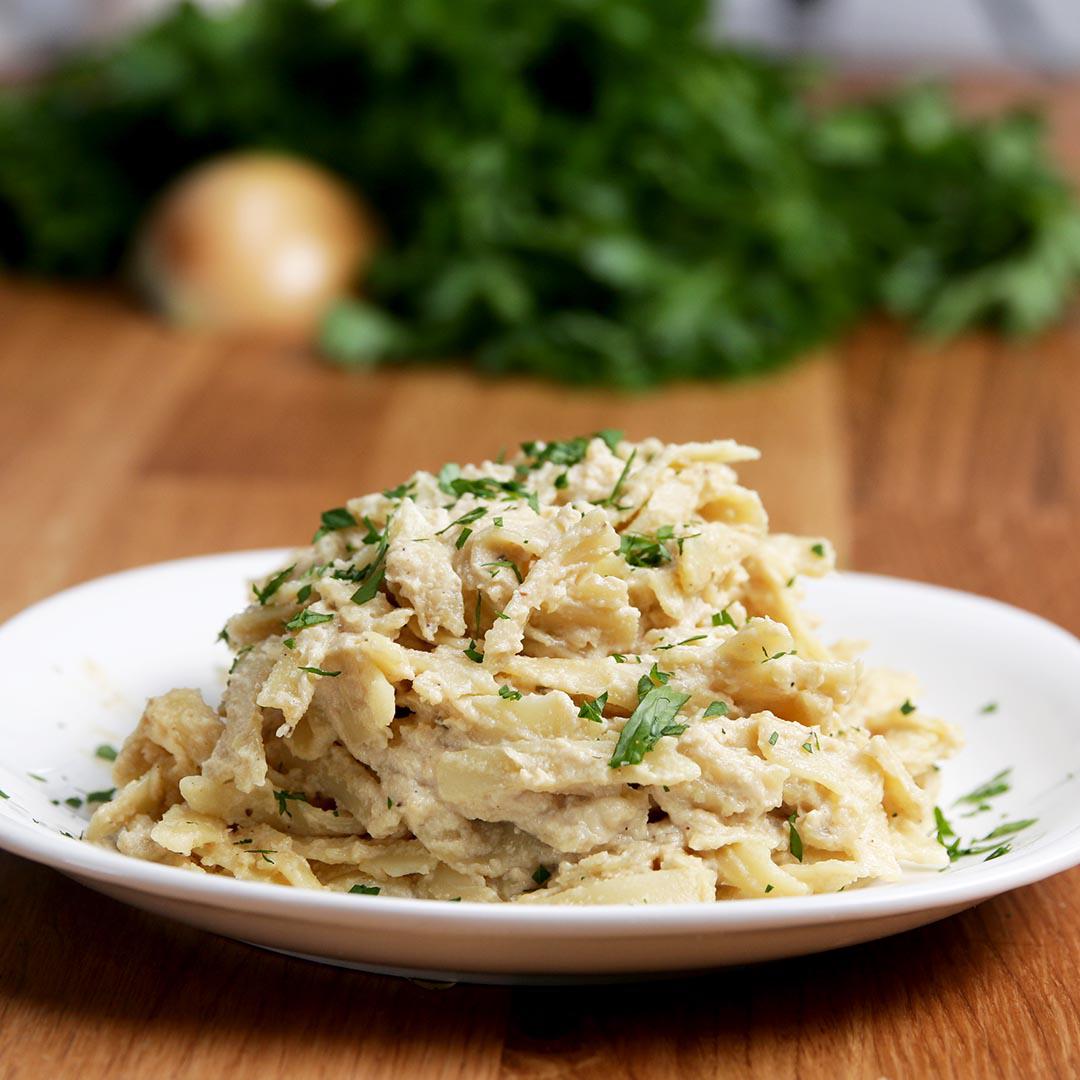 Dairy-Free Fettuccine Alfredo Pasta Recipe by Tasty image