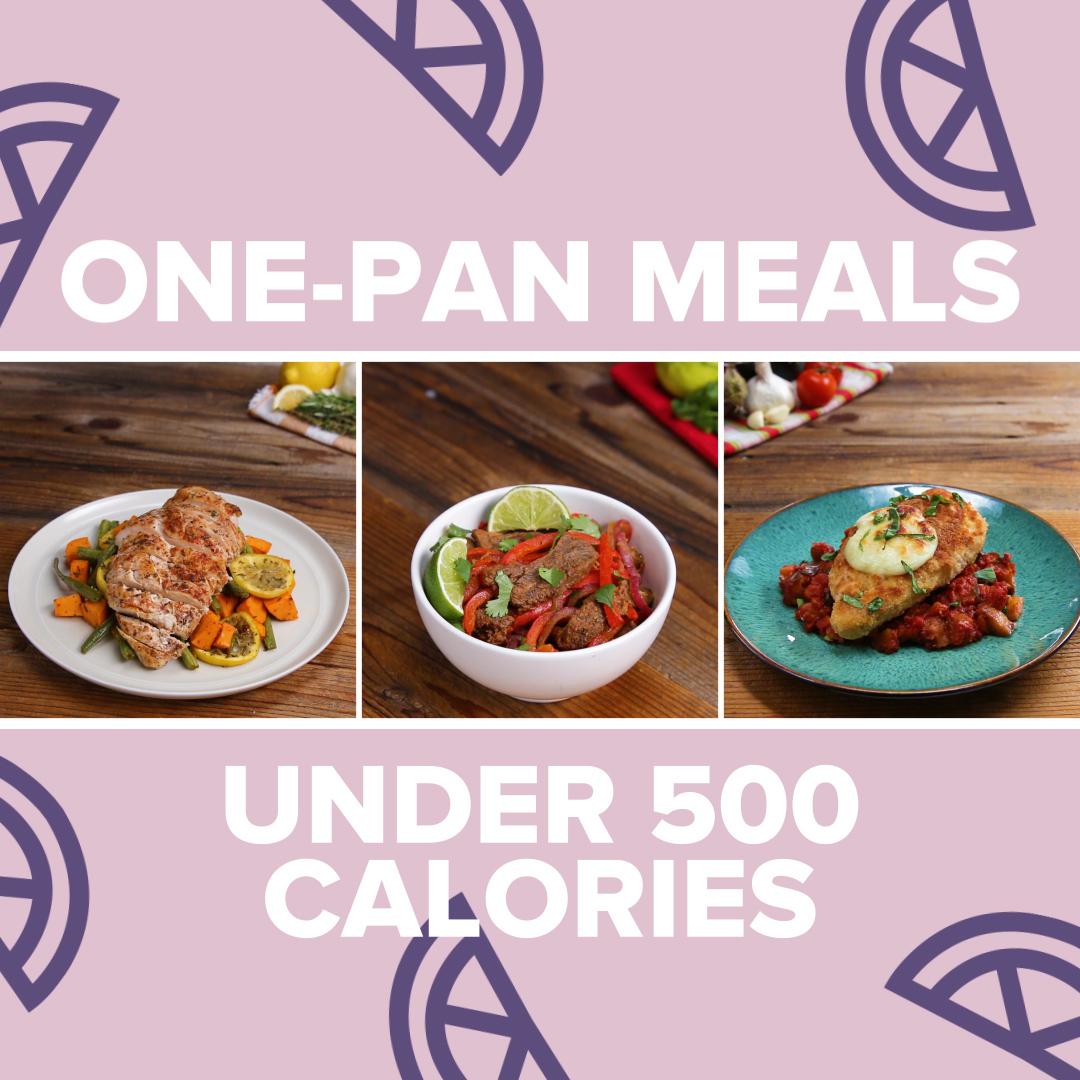 One Pan Meals Under 500 Calories Recipes