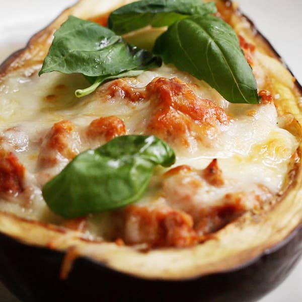 Eggplant Parmesan Boats