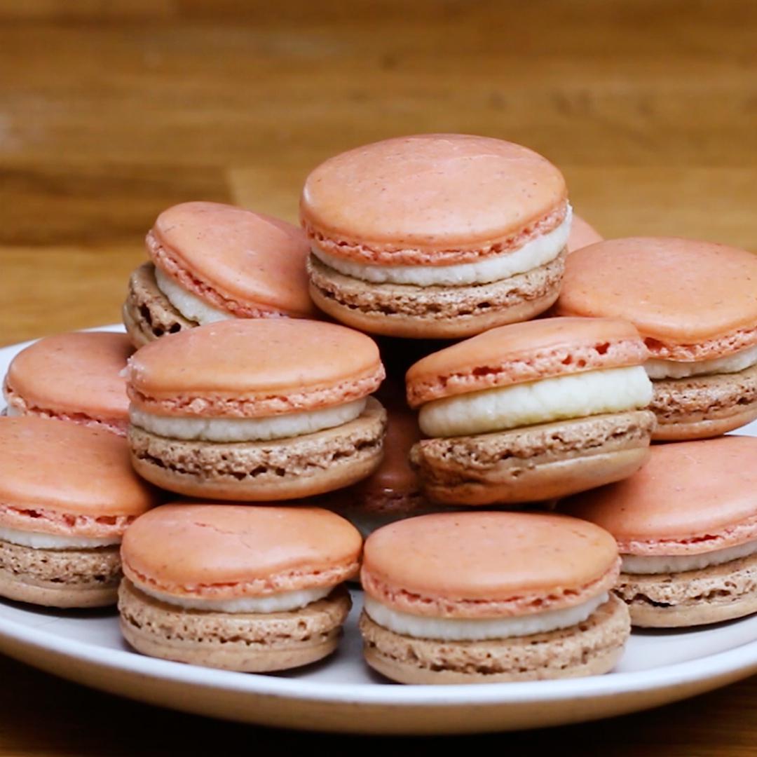 Neapolitan Macarons Recipe by Tasty