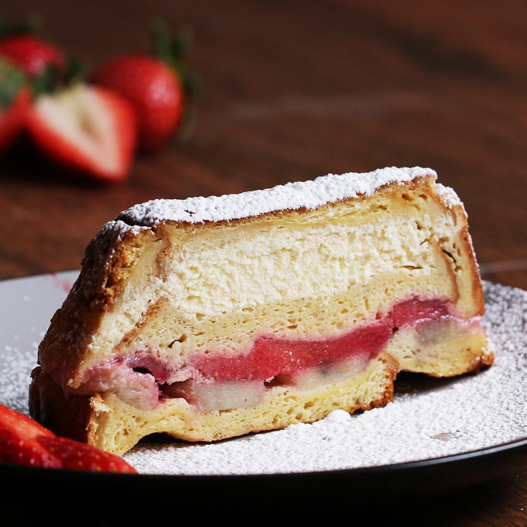 Stuffed French Toast Loaf Recipe by Tasty image