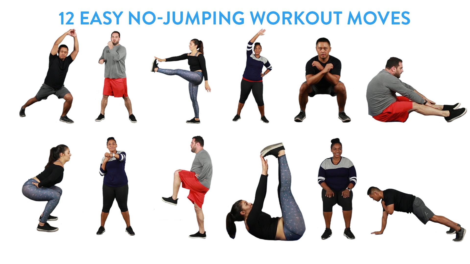 12 Easy No Jumping Workout Moves