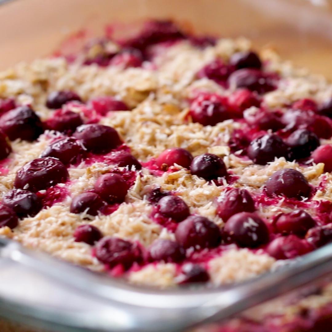 Easy Baked Oatmeal Recipe by Tasty image