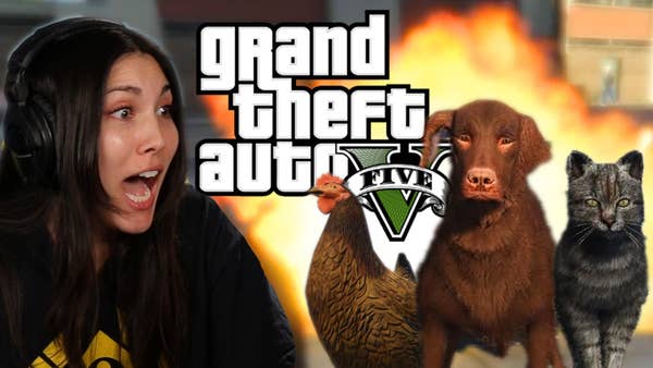 We Play Grand Theft Auto 5 As Animals (GTA V)