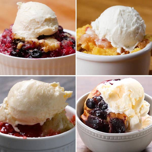 6 Insanely Easy Fruit Cobblers