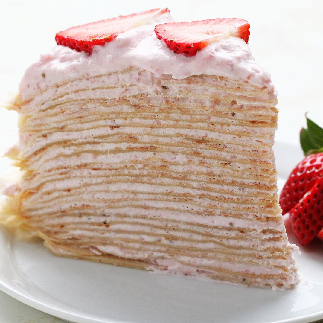 Mille Crepe Cake Recipe by Tasty