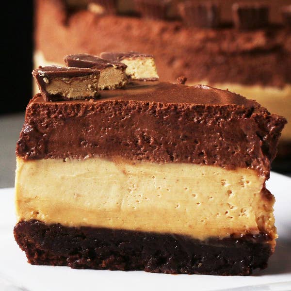Chocolate Peanut Butter Mousse 'Box' Cake