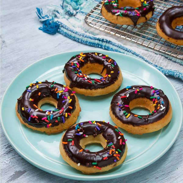 Dairy-Free Chocolate-Glazed Donuts