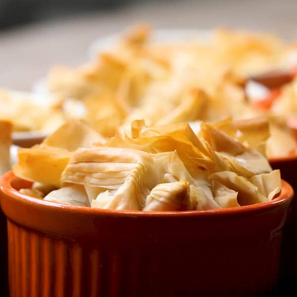 Skillet Phyllo Pie