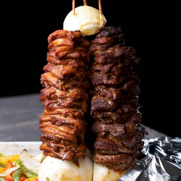 3-Way Party Fajitas Kebab