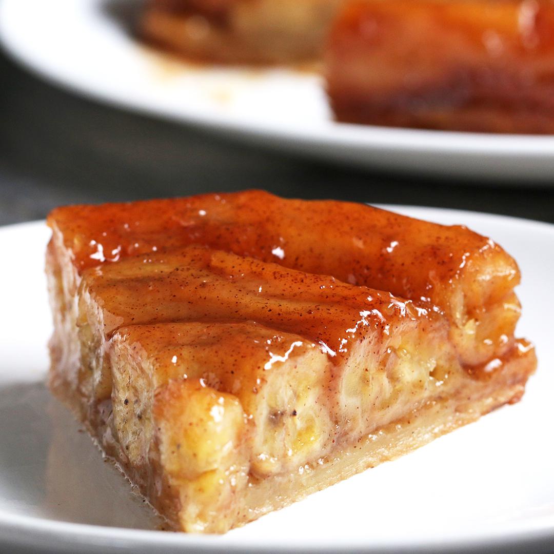 Upside-Down Banana Tart Recipe by Tasty