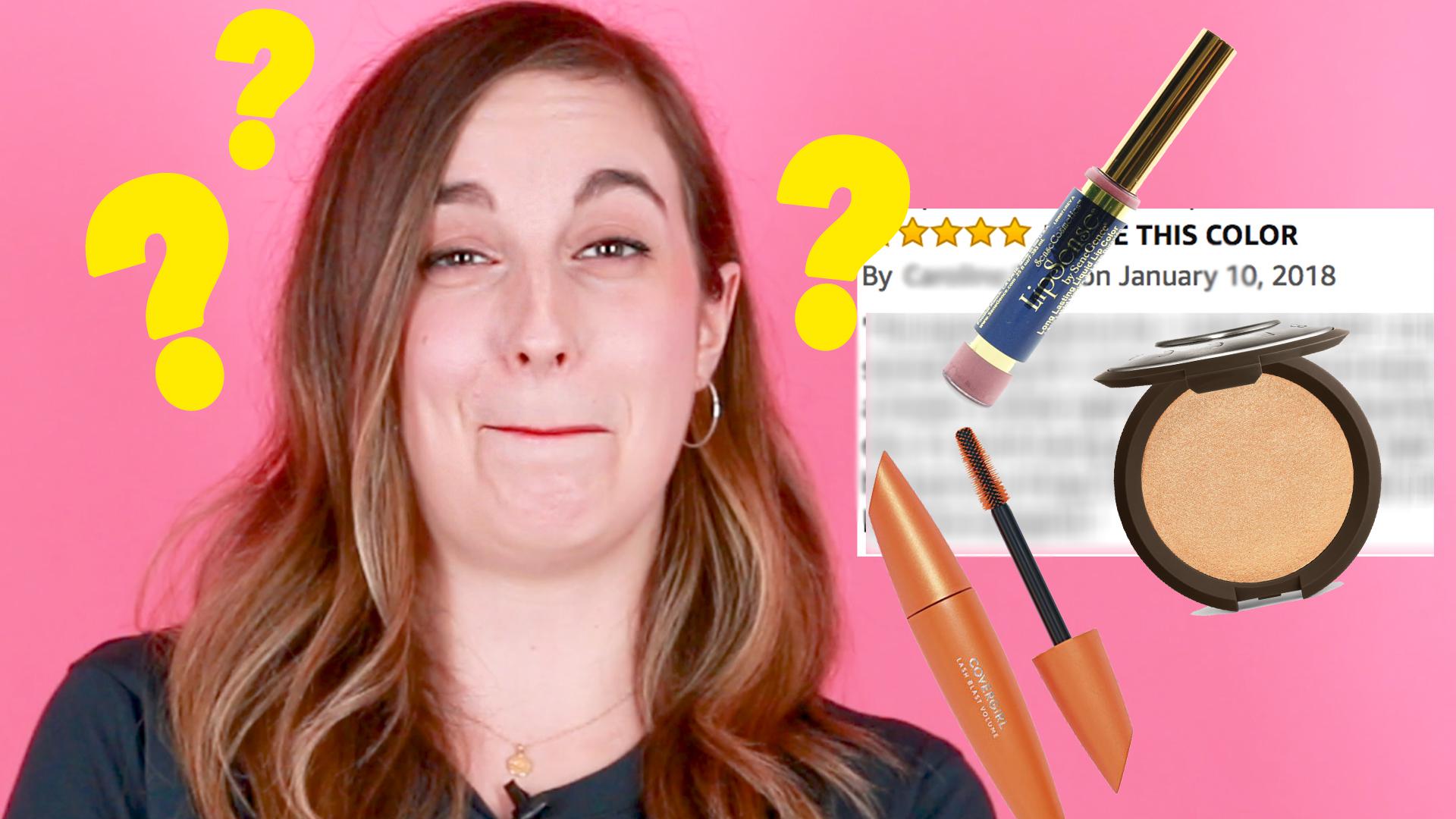 Women Try To Read Crazy Makeup Reviews Without Laughing