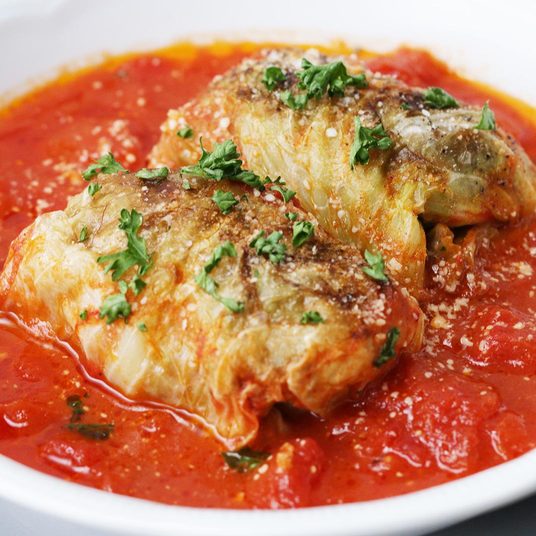 Pan-Fried Cabbage Rolls Recipe by Tasty_image