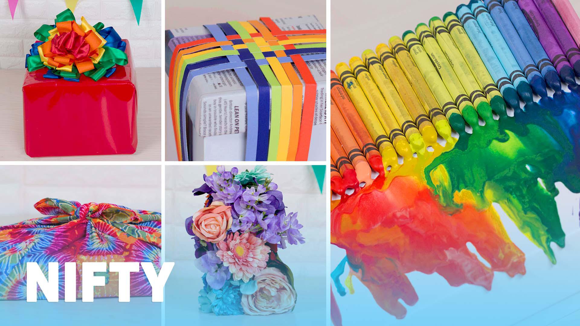The Coolest Rainbow Gift Wrap Ideas
