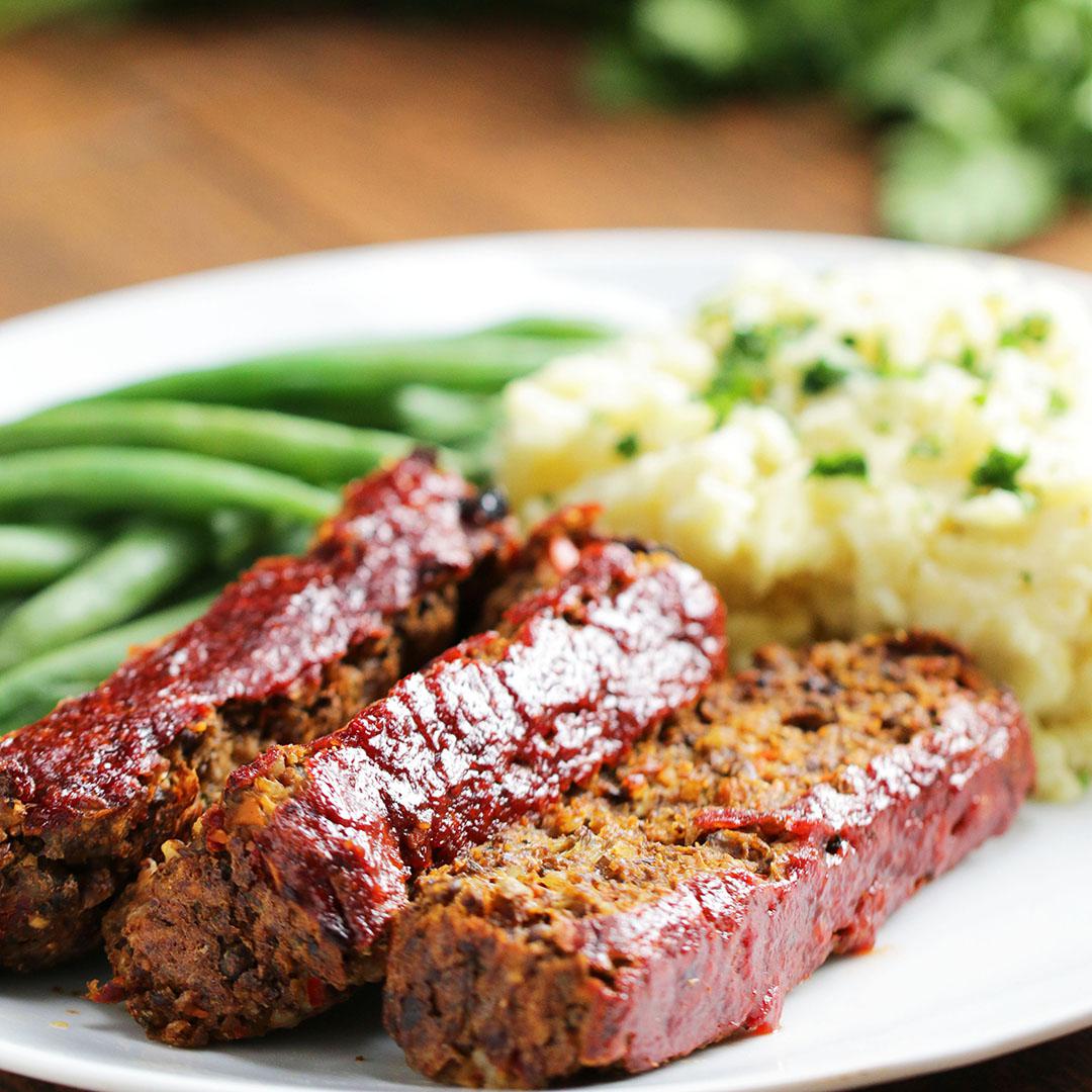 Veggie-Packed Lentil Loaf Recipe by Tasty image