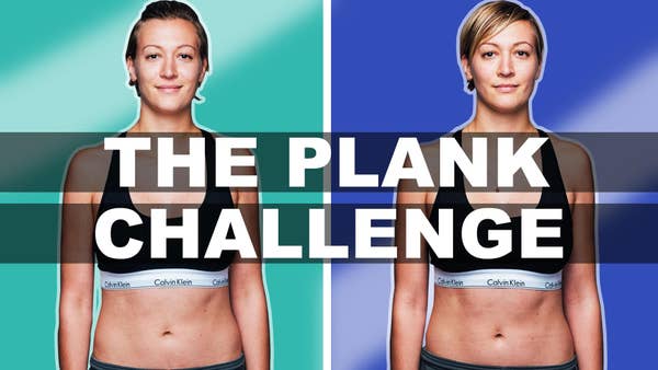 30 day plank challenge before and after