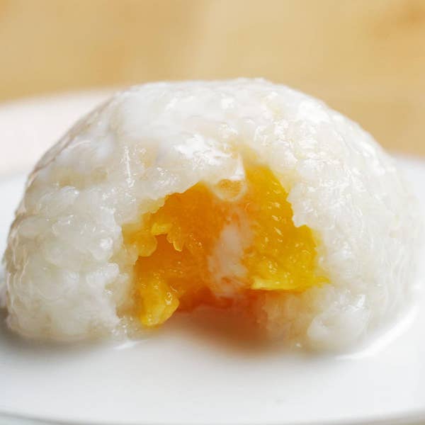 Mango-Stuffed Sticky Rice Balls
