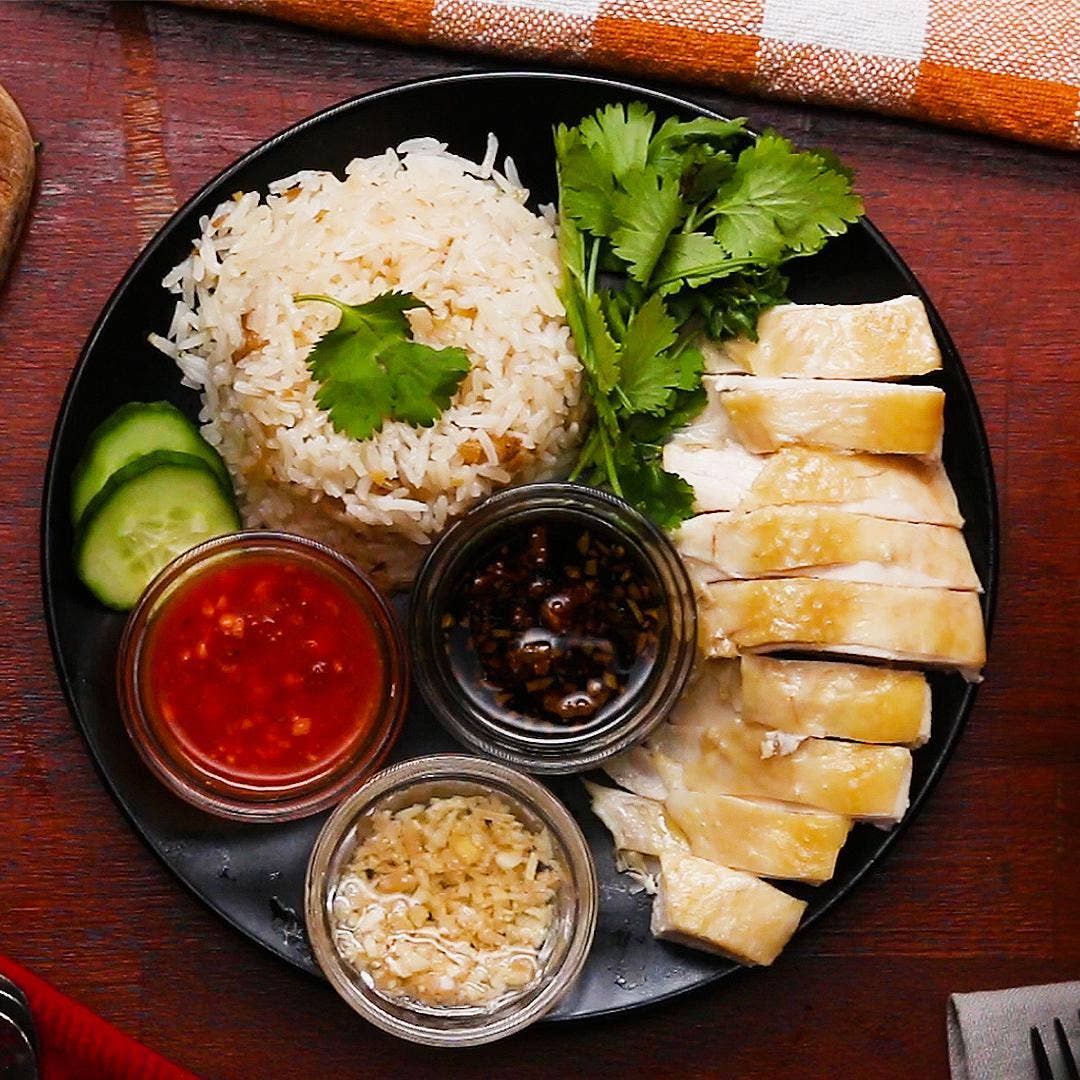 Asian chicken rice recipe