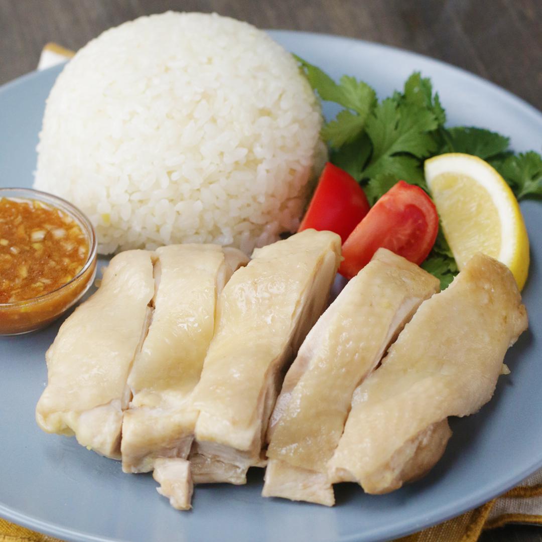 chicken and white rice