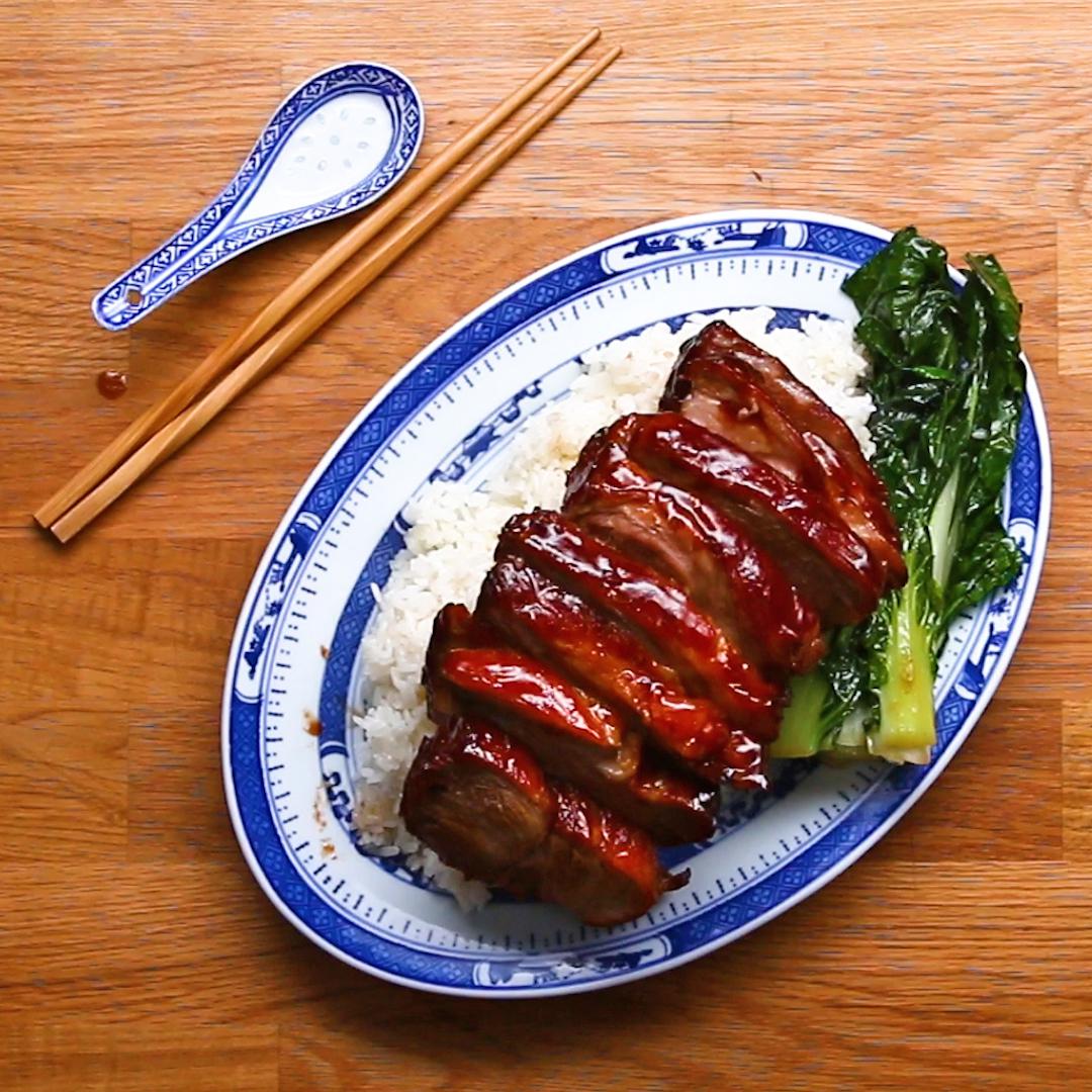 Honey Roasted Bbq Pork Char Siu Recipe By Tasty