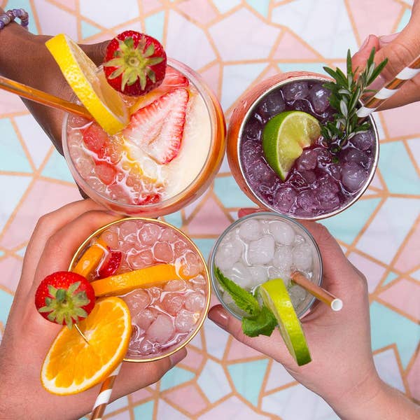 Strawberry Orange Rosé Spritzer