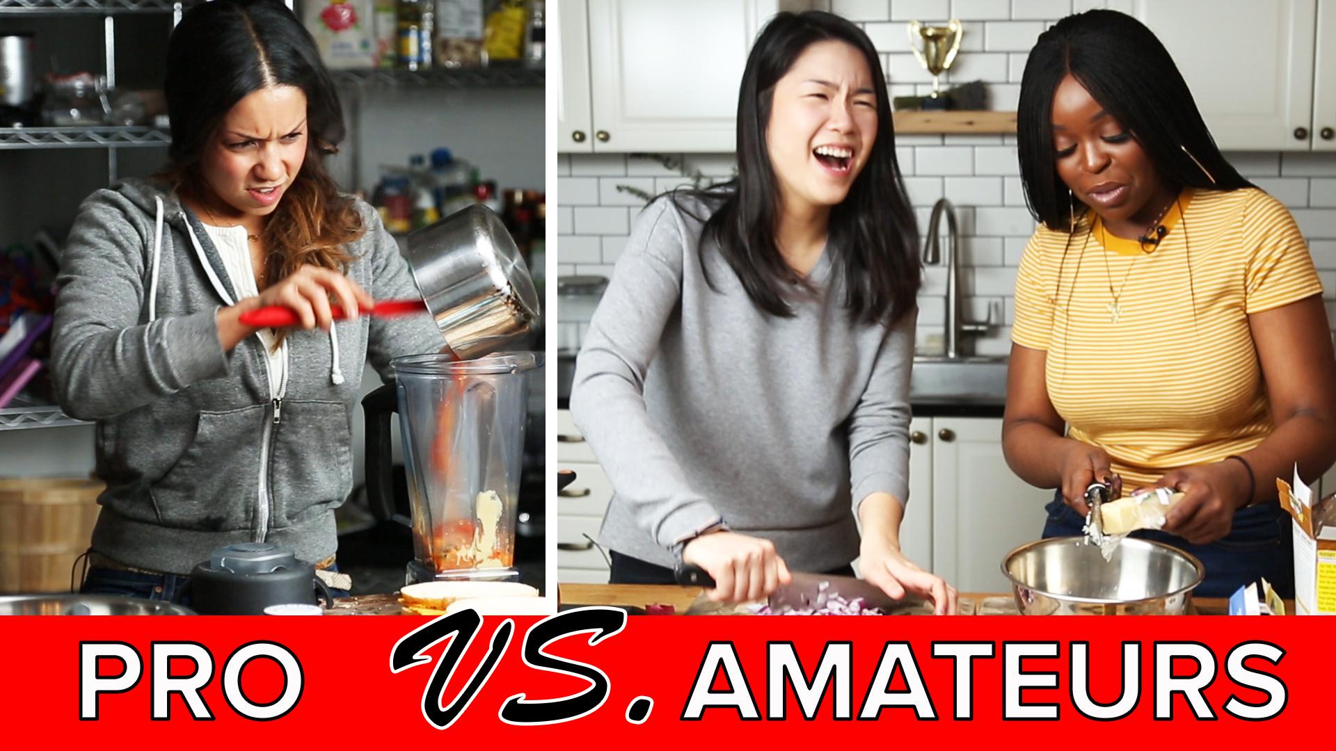 BuzzFeed Video - Amateur Chefs Vs. Professional Chef: Childhood Favorites