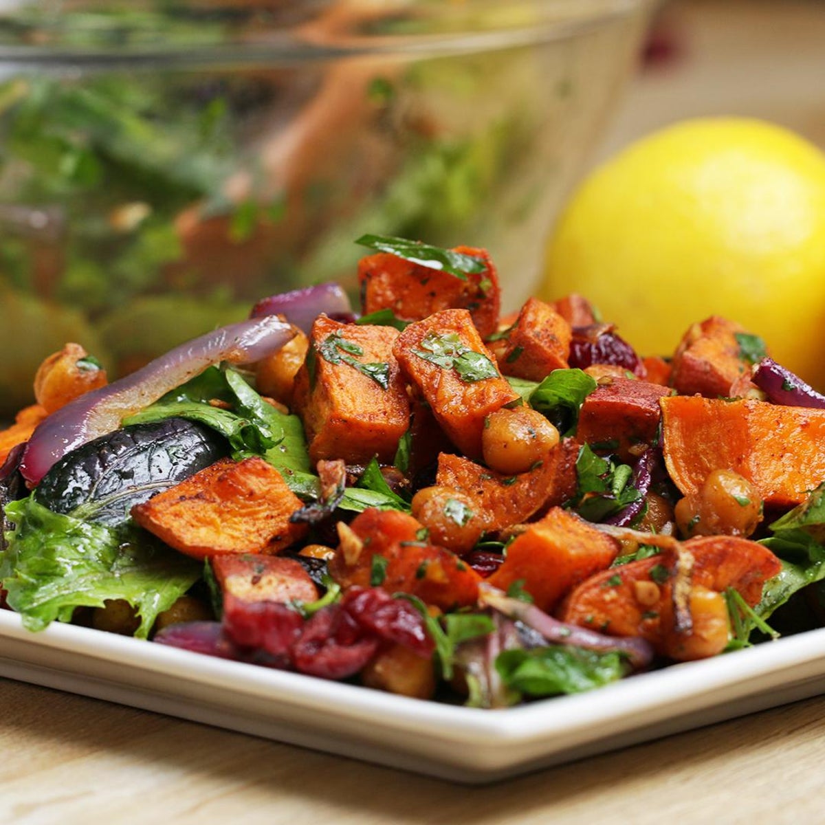 Sweet Potato And Chickpea Salad Recipe by Tasty-image