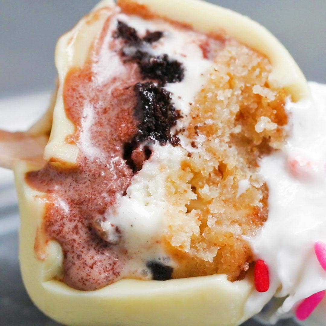 Ice Cream Box Cake Pops Recipe By Tasty
