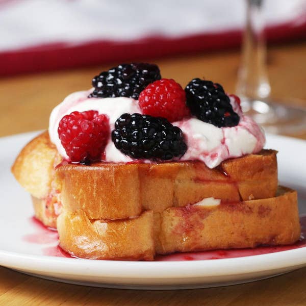 Berry-Stuffed French Toast For Two