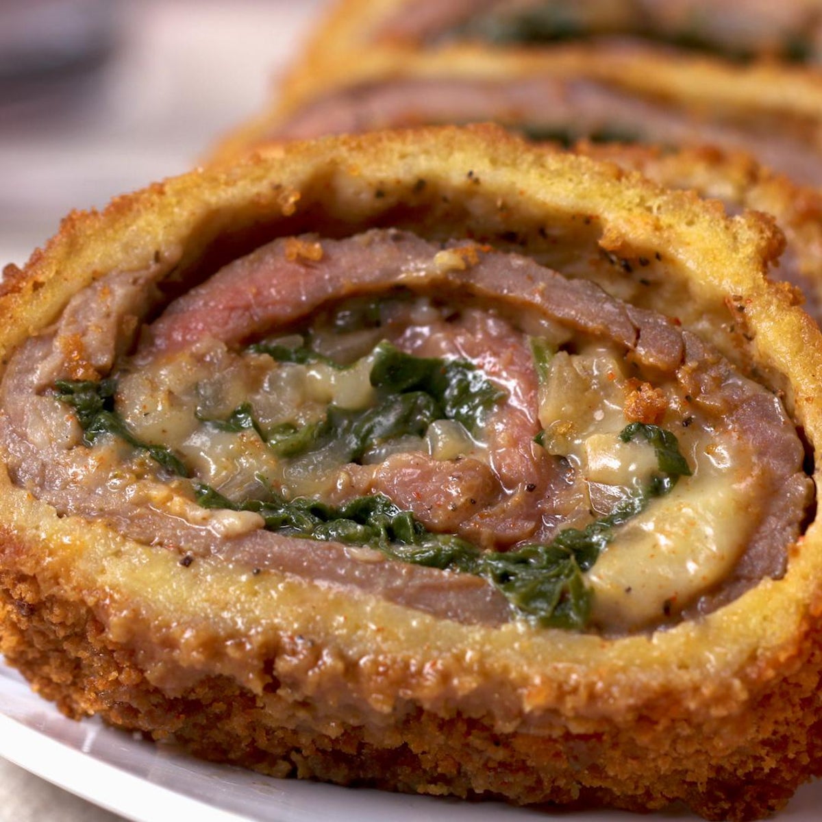 Crispy Country Fried Steak Roll Recipe by Tasty-image