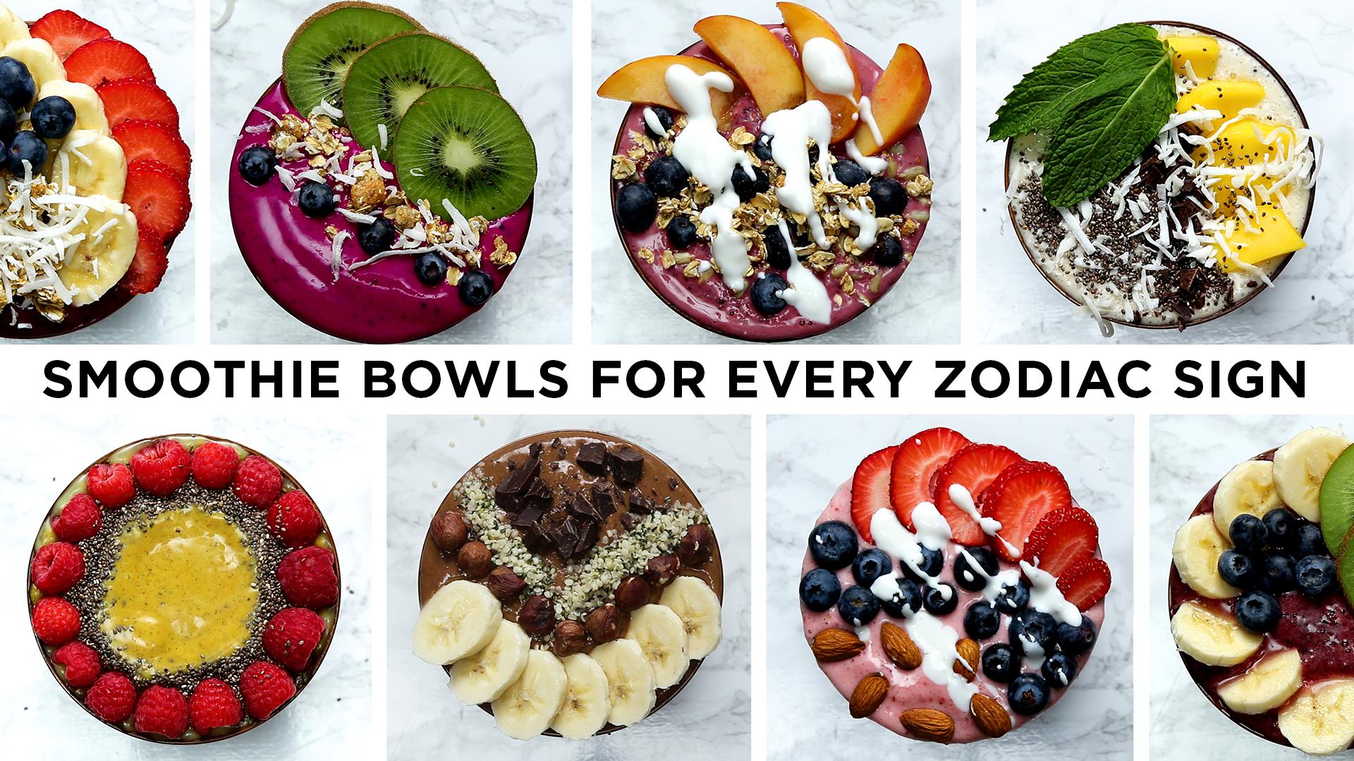 Here's What Smoothie Bowl You Should Make Based On Your Zodiac Sign