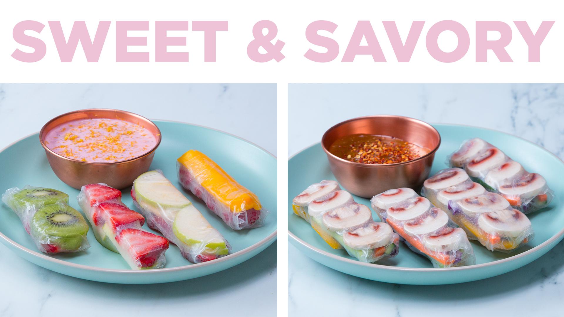 Sweet & Savory Spring Rolls